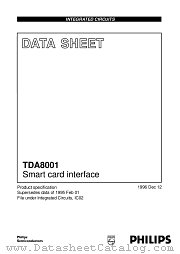 TDA8001A datasheet pdf Philips
