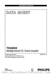 TDA8006H/C2 datasheet pdf Philips