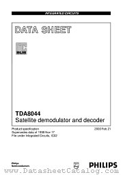 TDA8044A datasheet pdf Philips