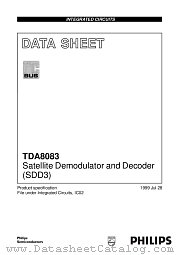 TDA8083H datasheet pdf Philips