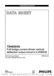 TDA8354Q datasheet pdf Philips