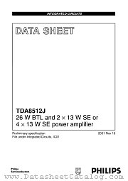 TDA8512J datasheet pdf Philips