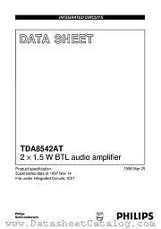 TDA8542AT datasheet pdf Philips