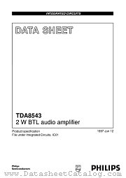 TDA8543 datasheet pdf Philips
