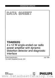 TDA8562 datasheet pdf Philips
