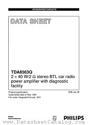 TDA8563Q datasheet pdf Philips