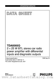 TDA8566 datasheet pdf Philips