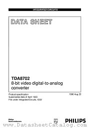 TDA8702 datasheet pdf Philips