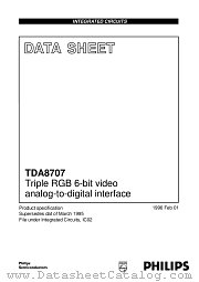 TDA8707 datasheet pdf Philips
