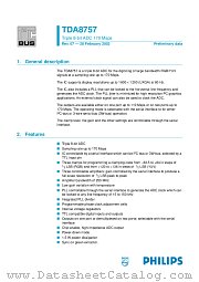 TDA8757 datasheet pdf Philips