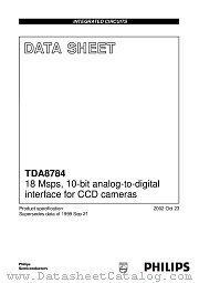 TDA8784 datasheet pdf Philips