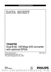 TDA8798 datasheet pdf Philips