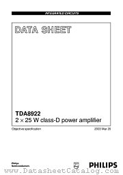 TDA8922TH datasheet pdf Philips