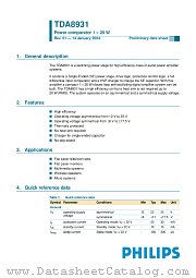 TDA8931T/N1 datasheet pdf Philips