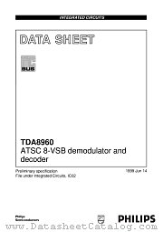 TDA8960 datasheet pdf Philips