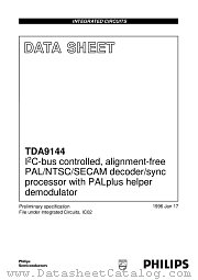TDA9144 datasheet pdf Philips