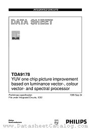 TDA9178T datasheet pdf Philips