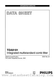 TDA9181P datasheet pdf Philips