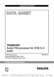 TDA9610H datasheet pdf Philips