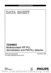TDA9802 datasheet pdf Philips