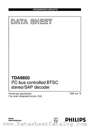 TDA9850T datasheet pdf Philips