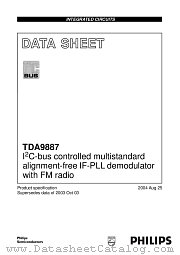 TDA9887TS/V4 datasheet pdf Philips