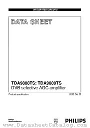 TDA9889 datasheet pdf Philips