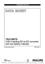 TEA1200TS datasheet pdf Philips
