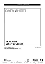 TEA1202 datasheet pdf Philips