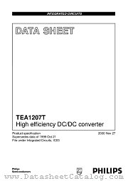 TEA1207 datasheet pdf Philips