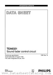 TEA6321 datasheet pdf Philips
