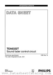 TEA6322 datasheet pdf Philips