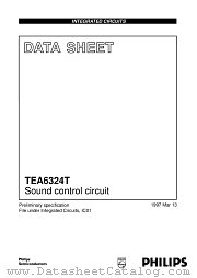TEA6324 datasheet pdf Philips