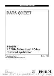 TSA5511T datasheet pdf Philips