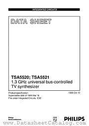 TSA5520 datasheet pdf Philips