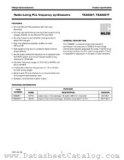 TSA6057 datasheet pdf Philips