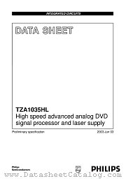 TZA1035HL datasheet pdf Philips
