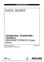 TZA3001A datasheet pdf Philips