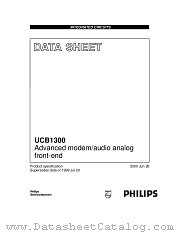 UCB1300BE datasheet pdf Philips