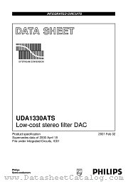 UDA1330A datasheet pdf Philips
