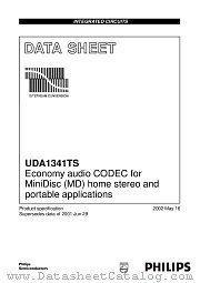 UDA1341 datasheet pdf Philips