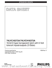 74LVCH16373ADL datasheet pdf Philips
