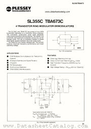 SL355C datasheet pdf PLESSEY Semiconductors
