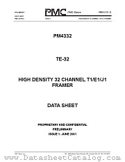 PM4332 datasheet pdf PMC-Sierra Inc