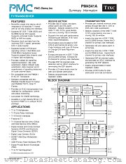 PM4341A datasheet pdf PMC-Sierra Inc