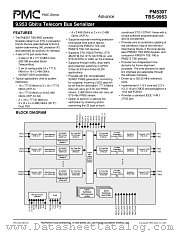 PM5307 datasheet pdf PMC-Sierra Inc