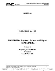 PM5316 datasheet pdf PMC-Sierra Inc