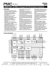 PM5343 datasheet pdf PMC-Sierra Inc