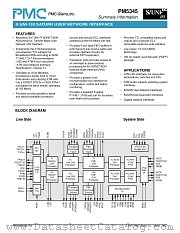 PM5345 datasheet pdf PMC-Sierra Inc