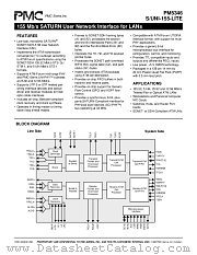 PM5346 datasheet pdf PMC-Sierra Inc